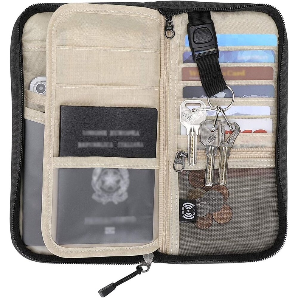 Passport Holder Family Rfid Passport Wallet, Passport Holder Women/Men, Travel W